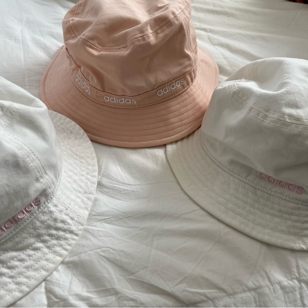 3 Adidas Bucket Hats - NEVER worn